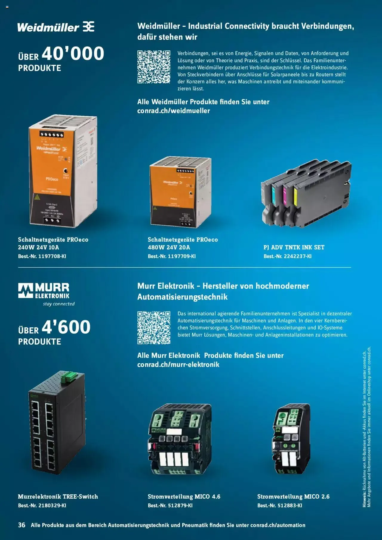 Conrad - Sortimentsoffensive 2022 von 30. August bis 31. Dezember 2023 - Prospekt seite 37