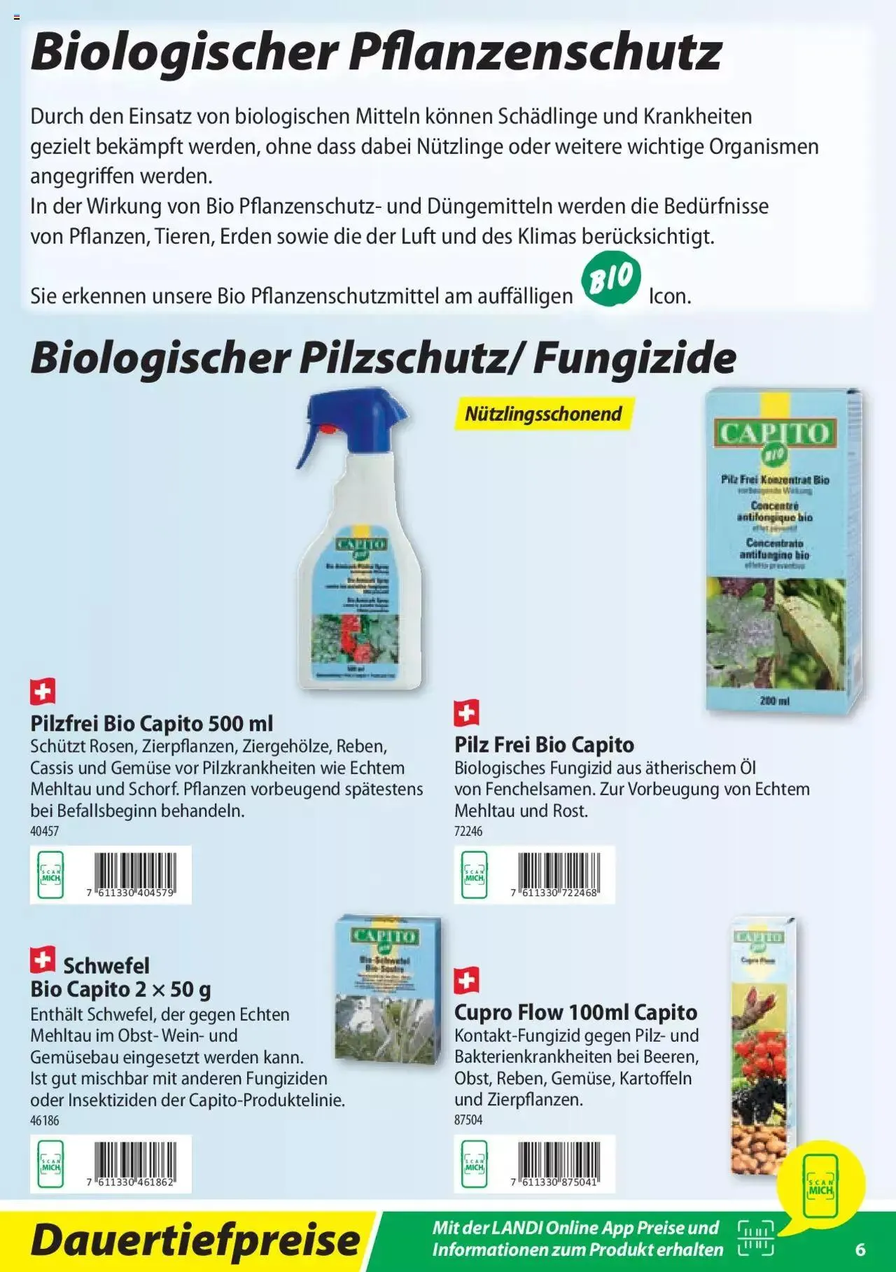 Landi Pflanzenschutz und Dünger 2023 von 7. März bis 31. Dezember 2023 - Prospekt seite  6