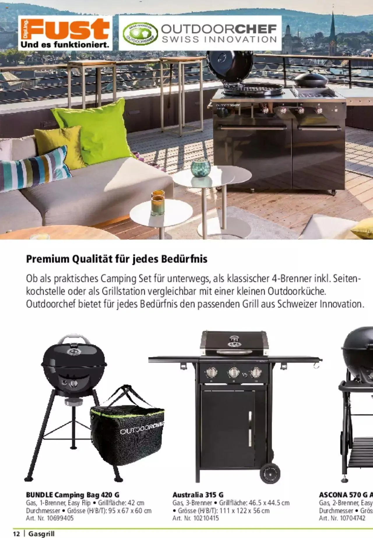 Fust Grill Zeit von 4. April bis 31. Dezember 2023 - Prospekt seite  23