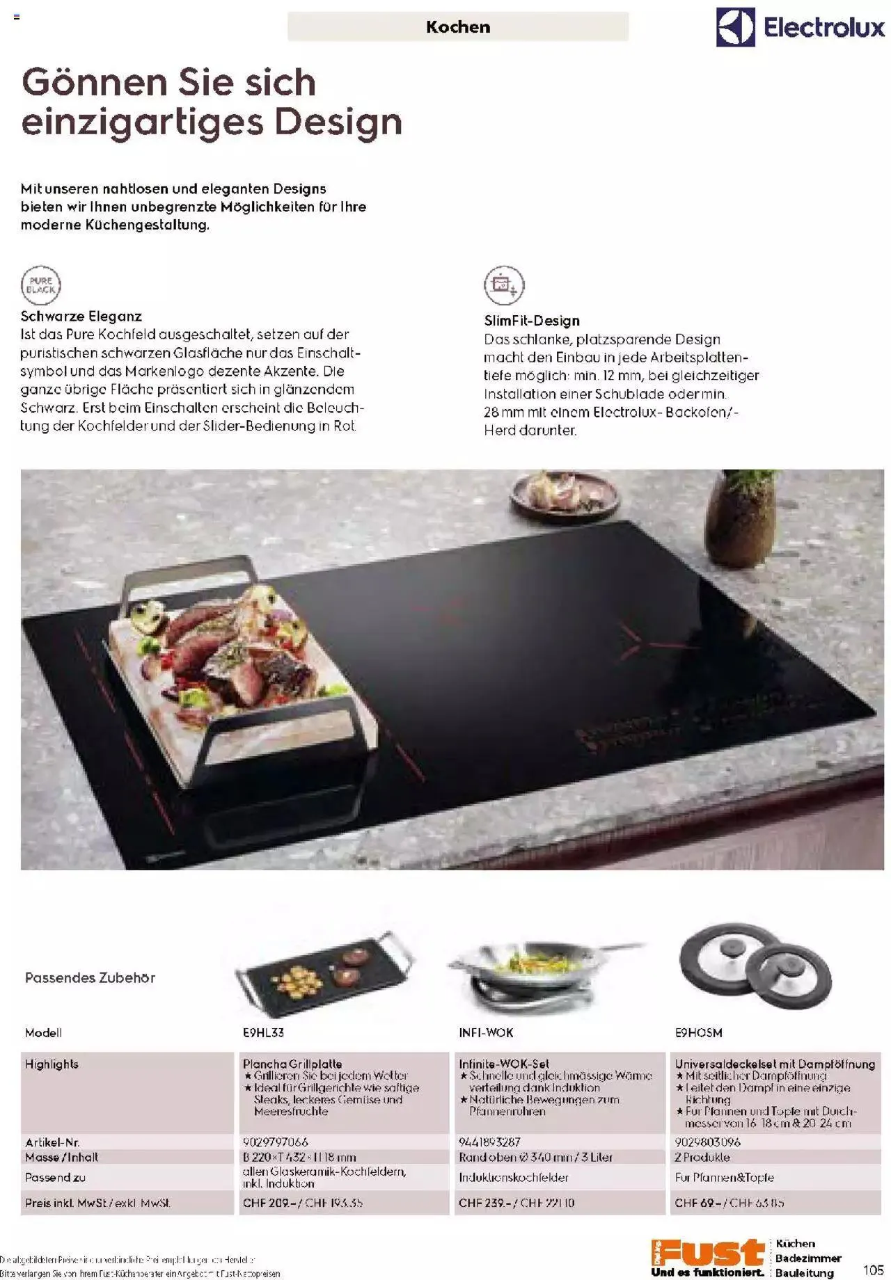 Fust Küchen- und Badezimmerprospekt von 4. März bis 31. Dezember 2024 - Prospekt seite  105