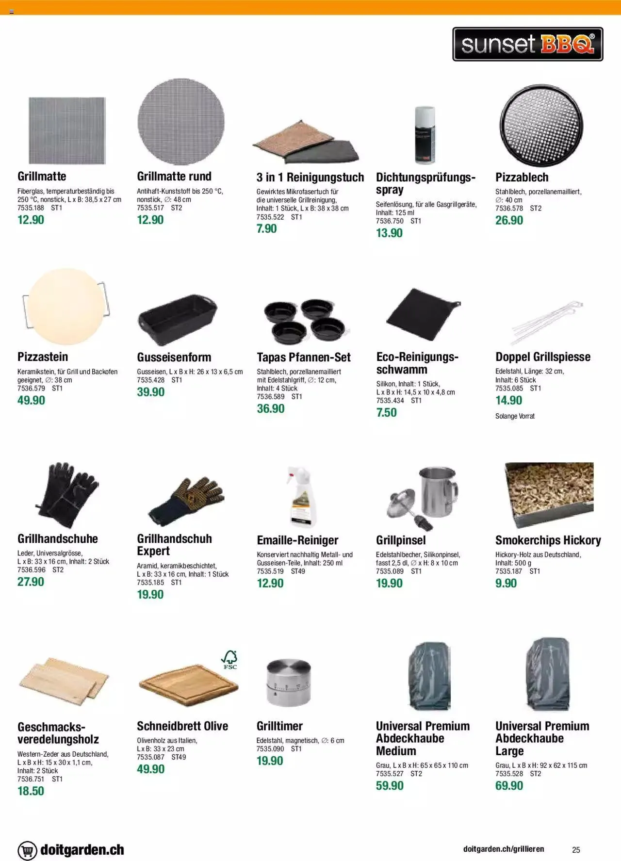 DO IT+GARDEN MIGROS Aktionen Grill von 26. Februar bis 31. Dezember 2024 - Prospekt seite  25