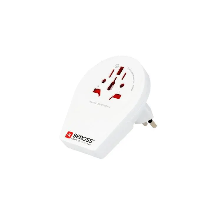 SKROSS Reiseadapter (China, USA, Europa, Australien, Vereinigtes Königreich / Schweiz, Italien, Brasilien)