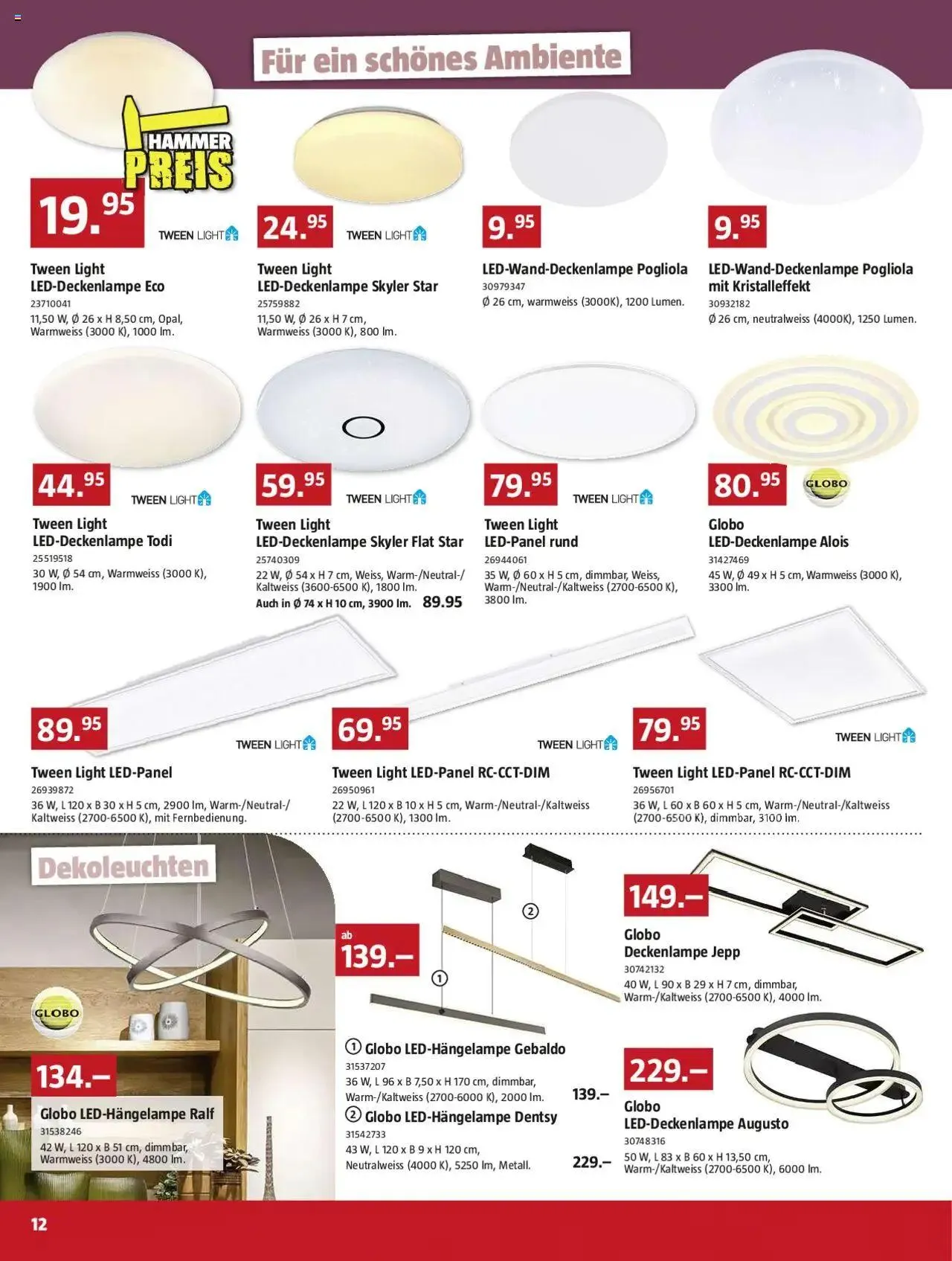 Bauhaus Aktionen von 30. September bis 27. Oktober 2024 - Prospekt seite 12