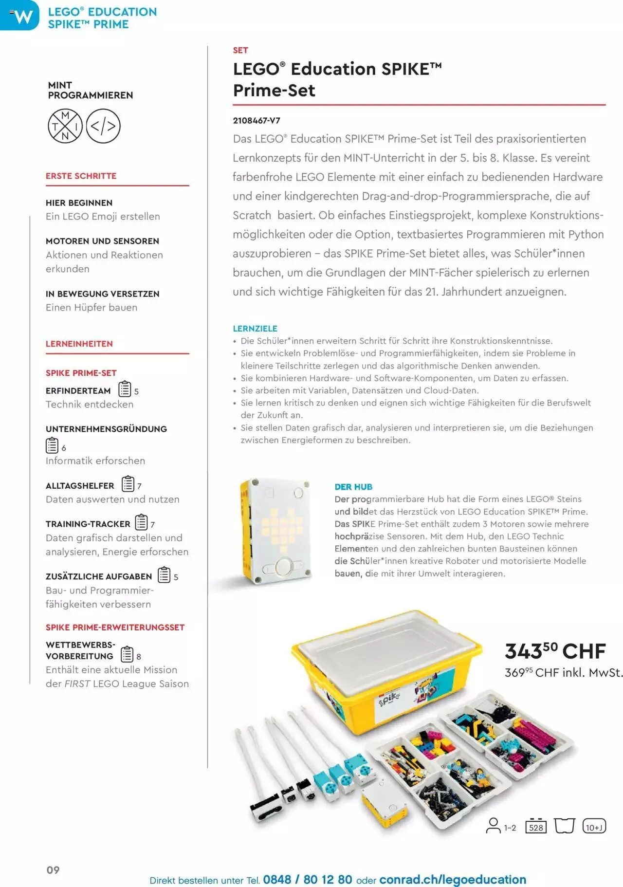 Conrad - Lego Education Lernkonzepte von 1. Januar bis 31. Dezember 2023 - Prospekt seite  10