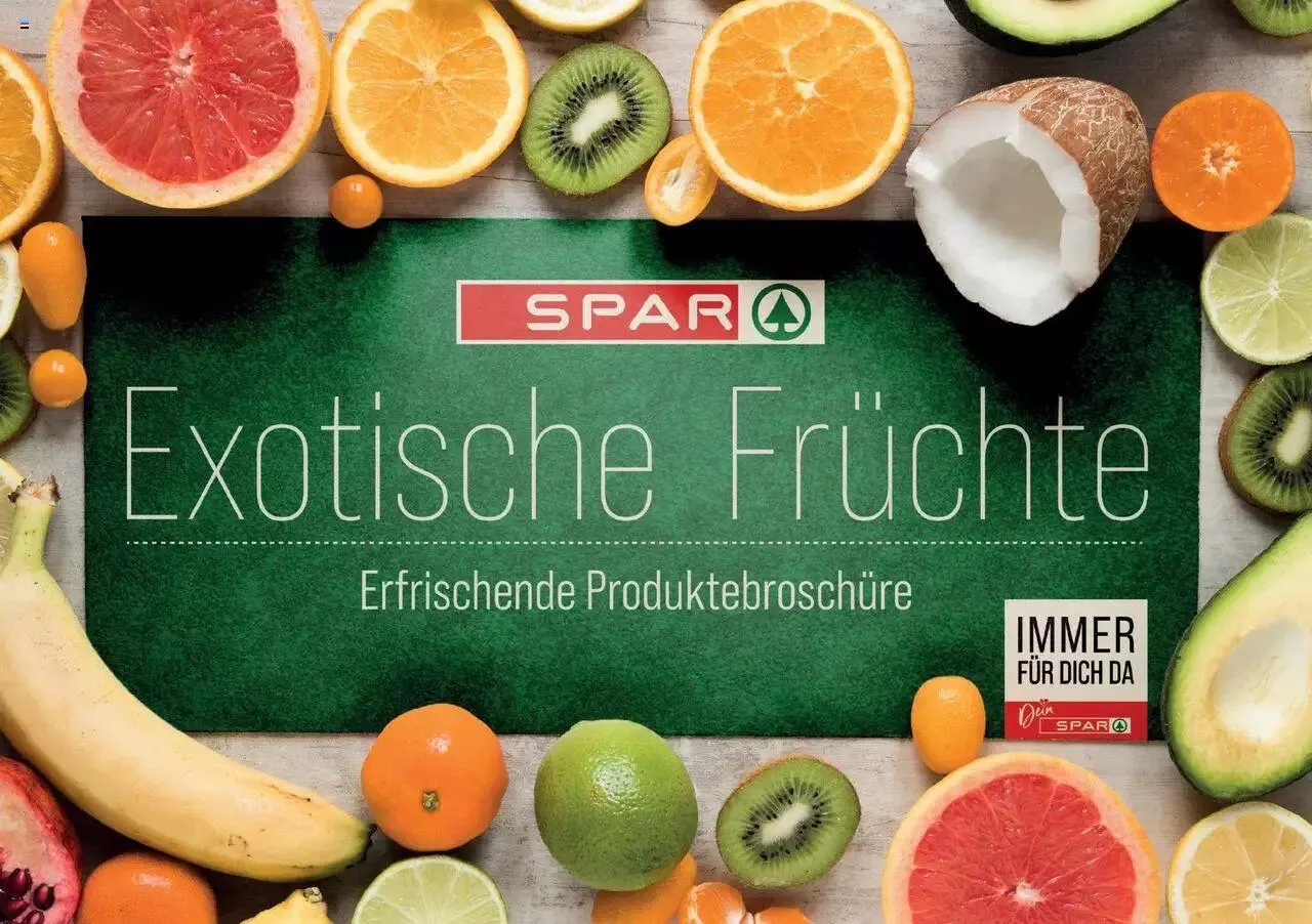 SPAR - Exotic Fruhe von 18. Dezember bis 31. Dezember 2023 - Prospekt seite 1