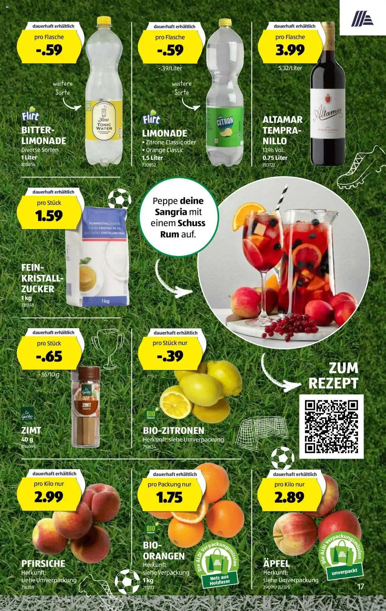 Aldi Aktionen von 11. Juli bis 17. Juli 2024 - Prospekt seite  17