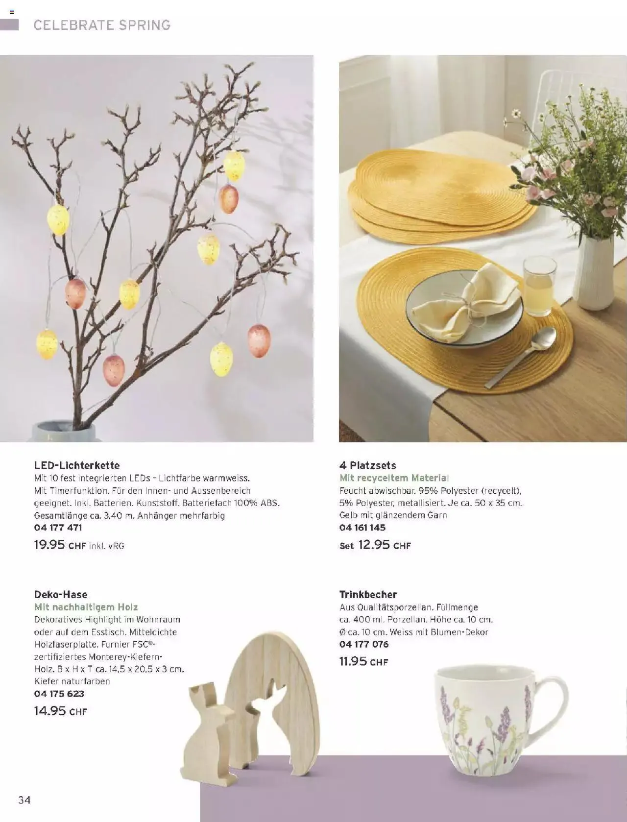 Tchibo Aktionen von 15. März bis 31. Dezember 2024 - Prospekt seite  34