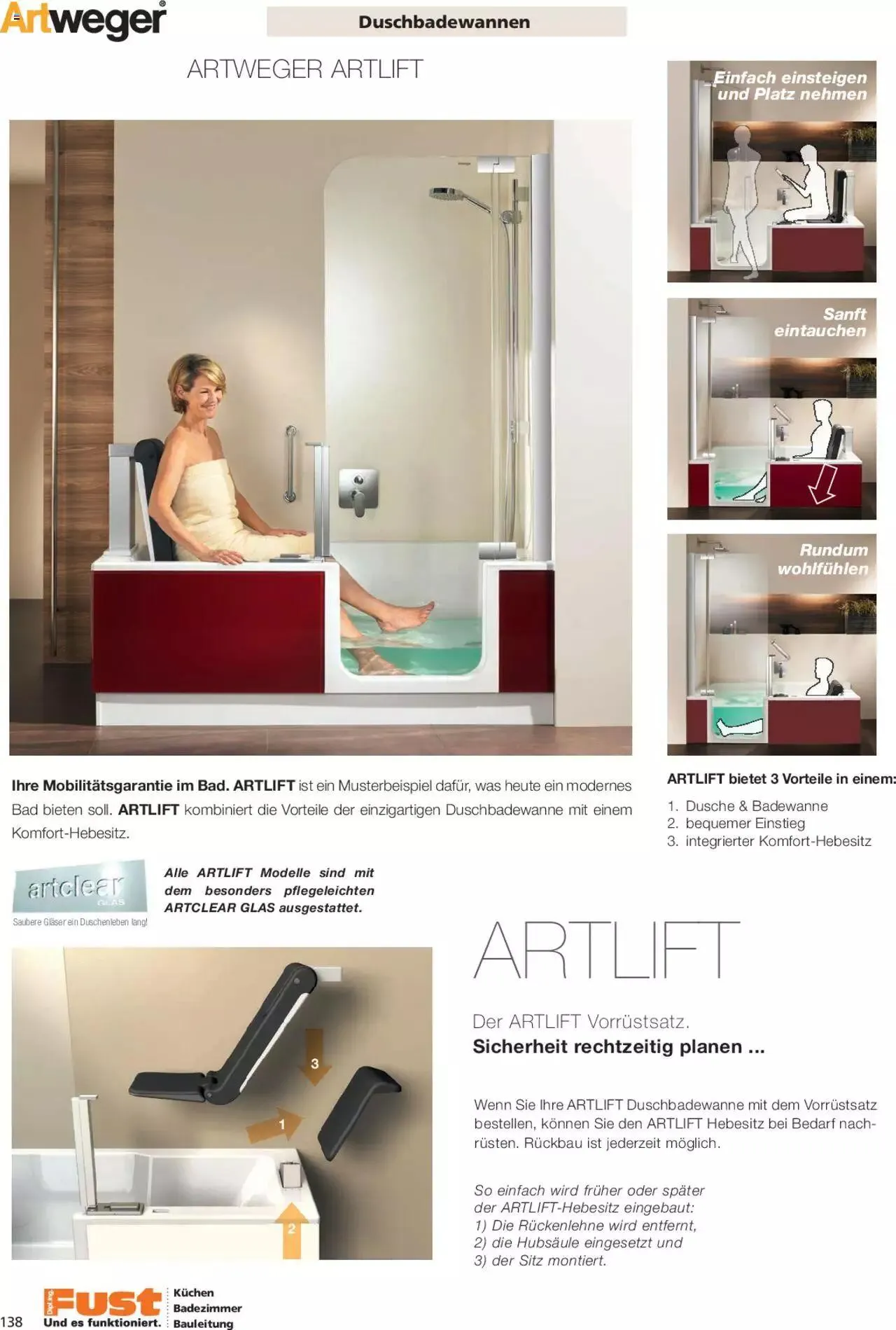 Fust Aktionen Badezimmermagazin von 17. April bis 31. Dezember 2024 - Prospekt seite  138