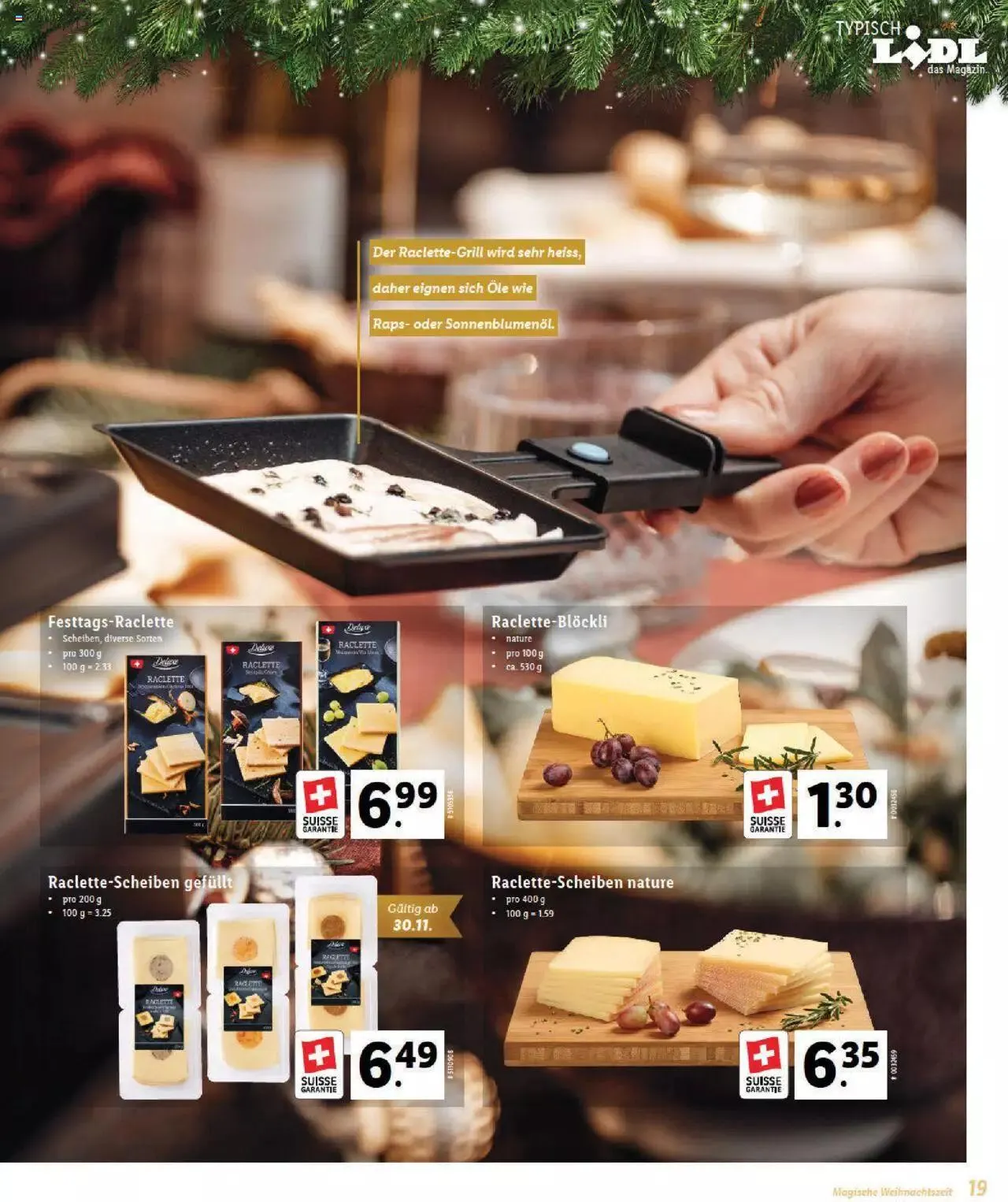 Lidl Magische Weihtnachstzeit von 2. November bis 31. Dezember 2023 - Prospekt seite  19