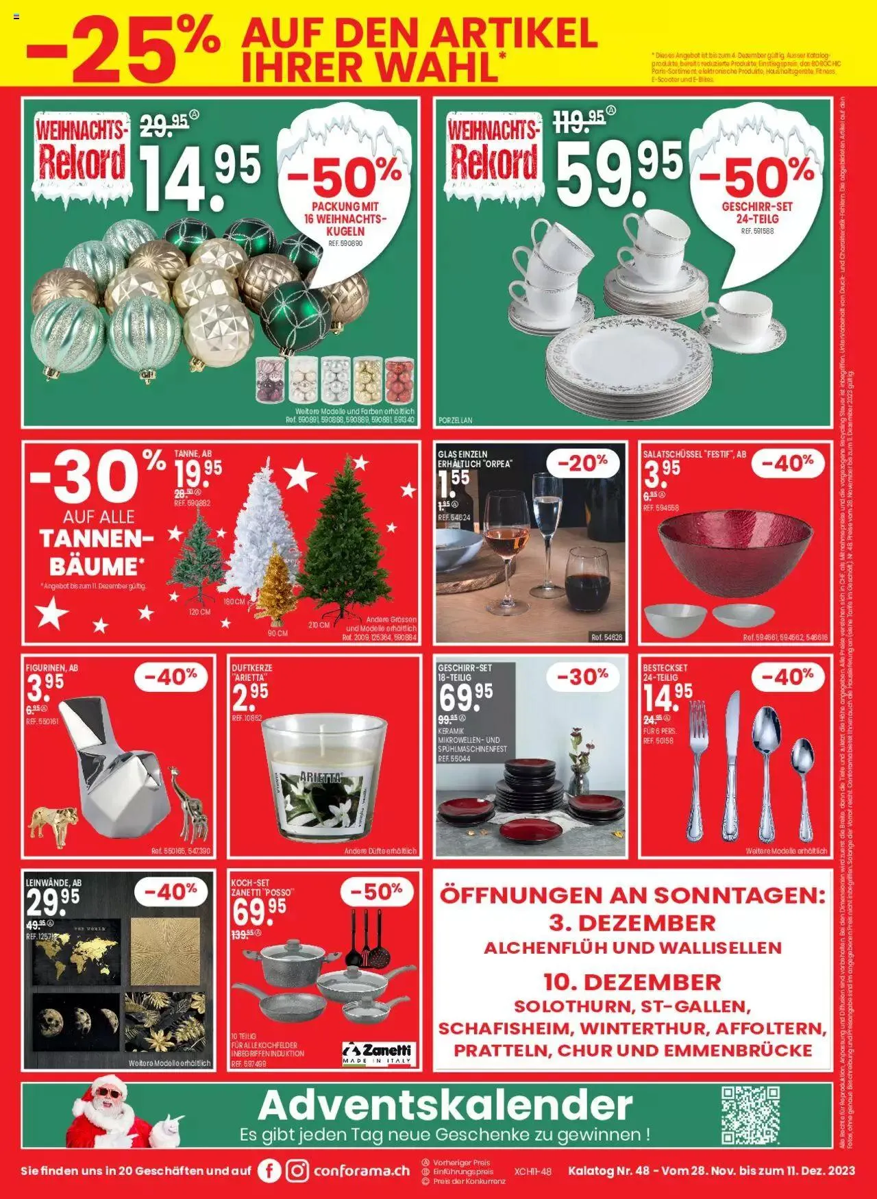 Conforama Aktionen von 28. November bis 11. Dezember 2023 - Prospekt seite 12
