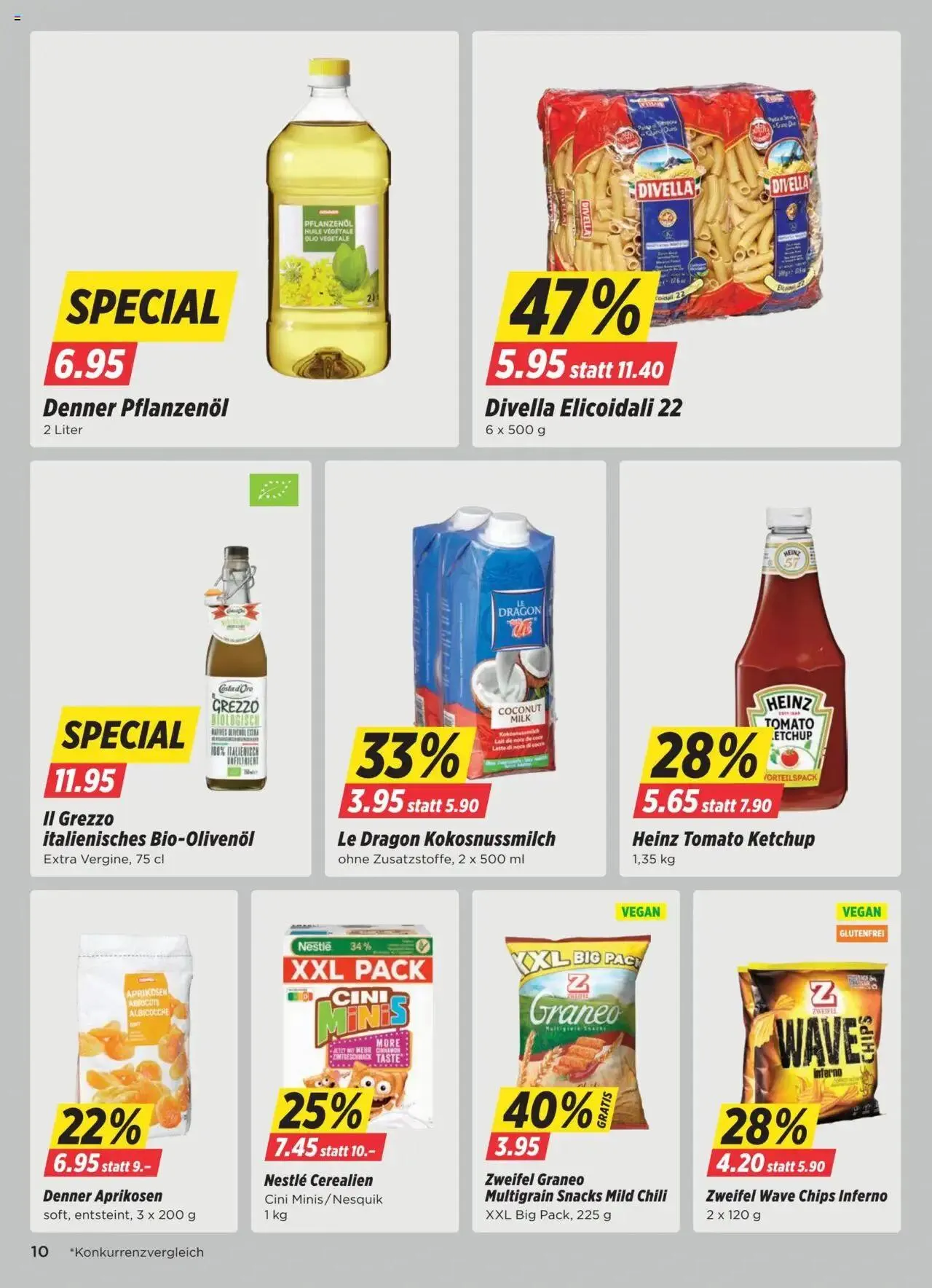 Denner Aktionen von 8. Oktober bis 14. Oktober 2024 - Prospekt seite  10