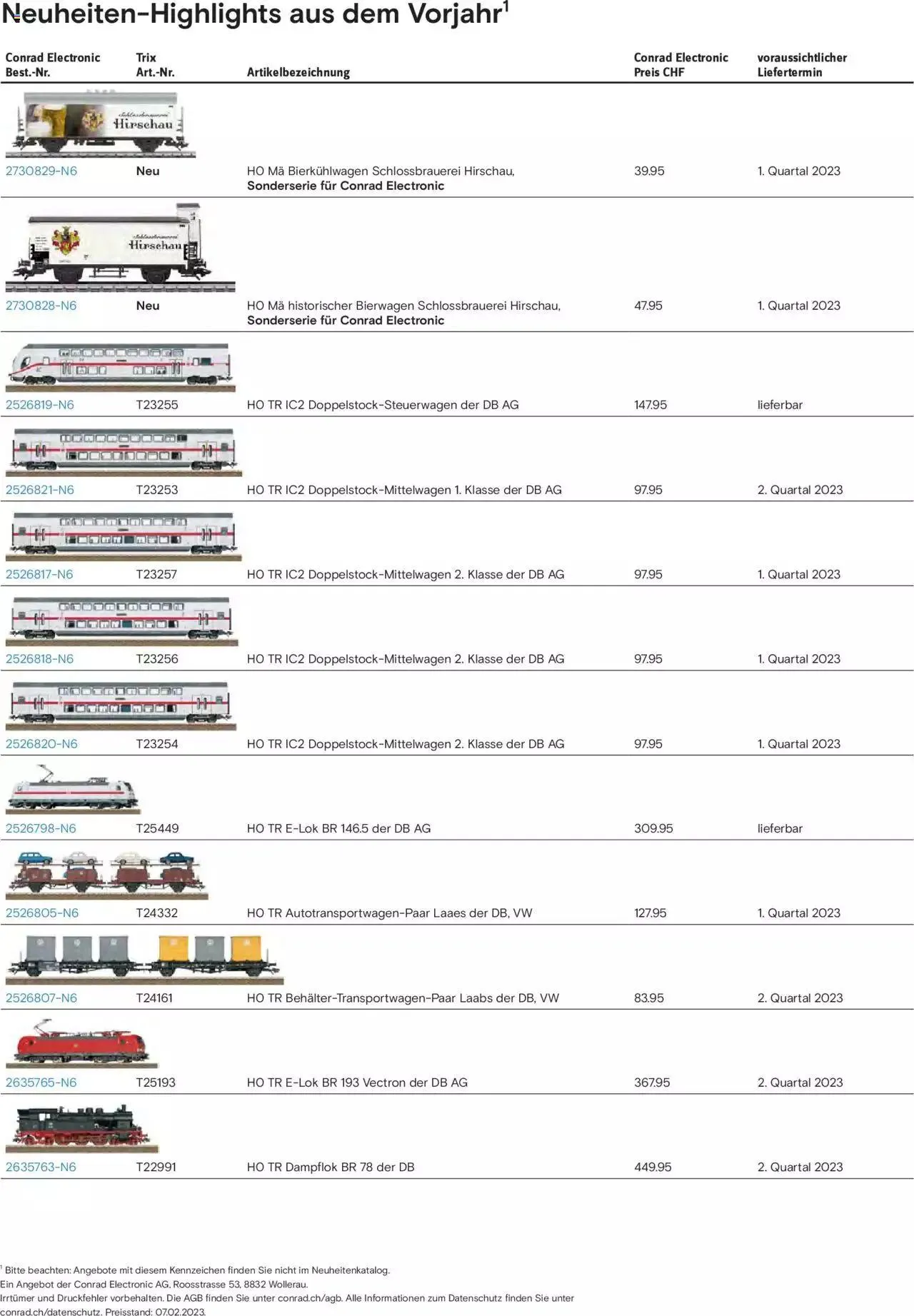 Conrad Neuheiten 2023 von 13. März bis 31. Dezember 2023 - Prospekt seite 121