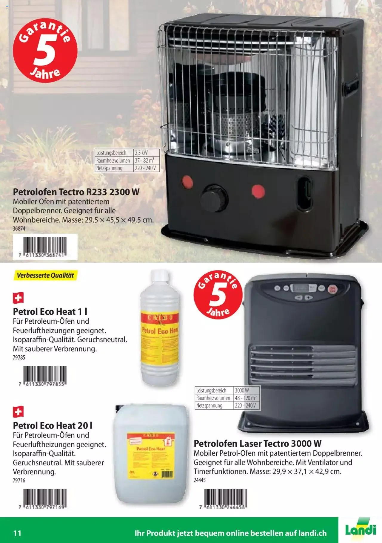 Landi - Ihr Brennstoffhändler 2022 von 29. September bis 31. Dezember 2023 - Prospekt seite 11