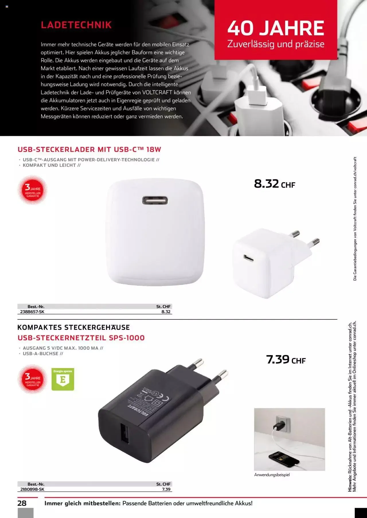 Conrad - 40 Jahre Voltcraft von 30. November bis 31. Dezember 2023 - Prospekt seite 30