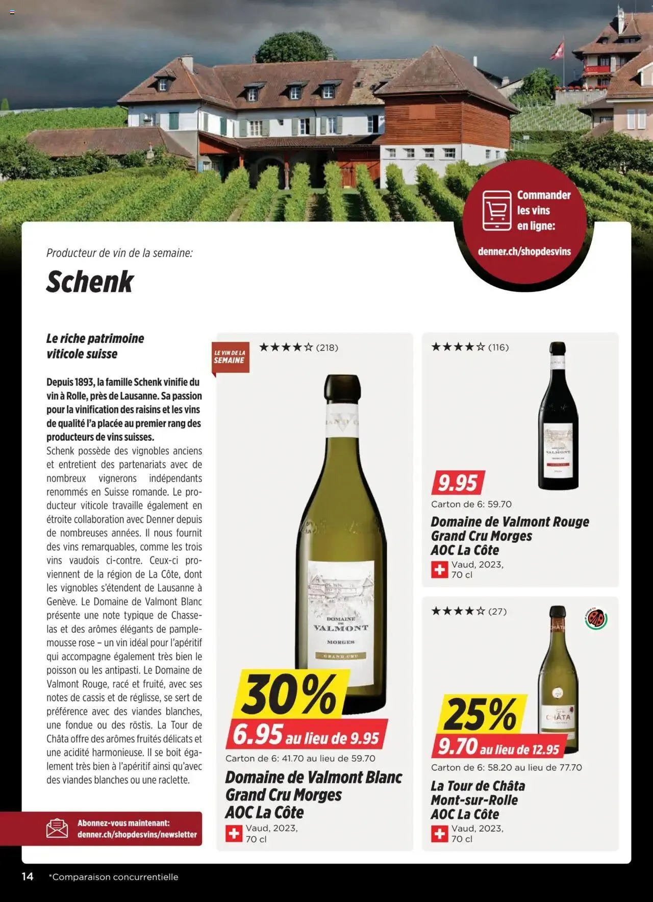 Denner Aktionen FR von 8. Oktober bis 14. Oktober 2024 - Prospekt seite  14