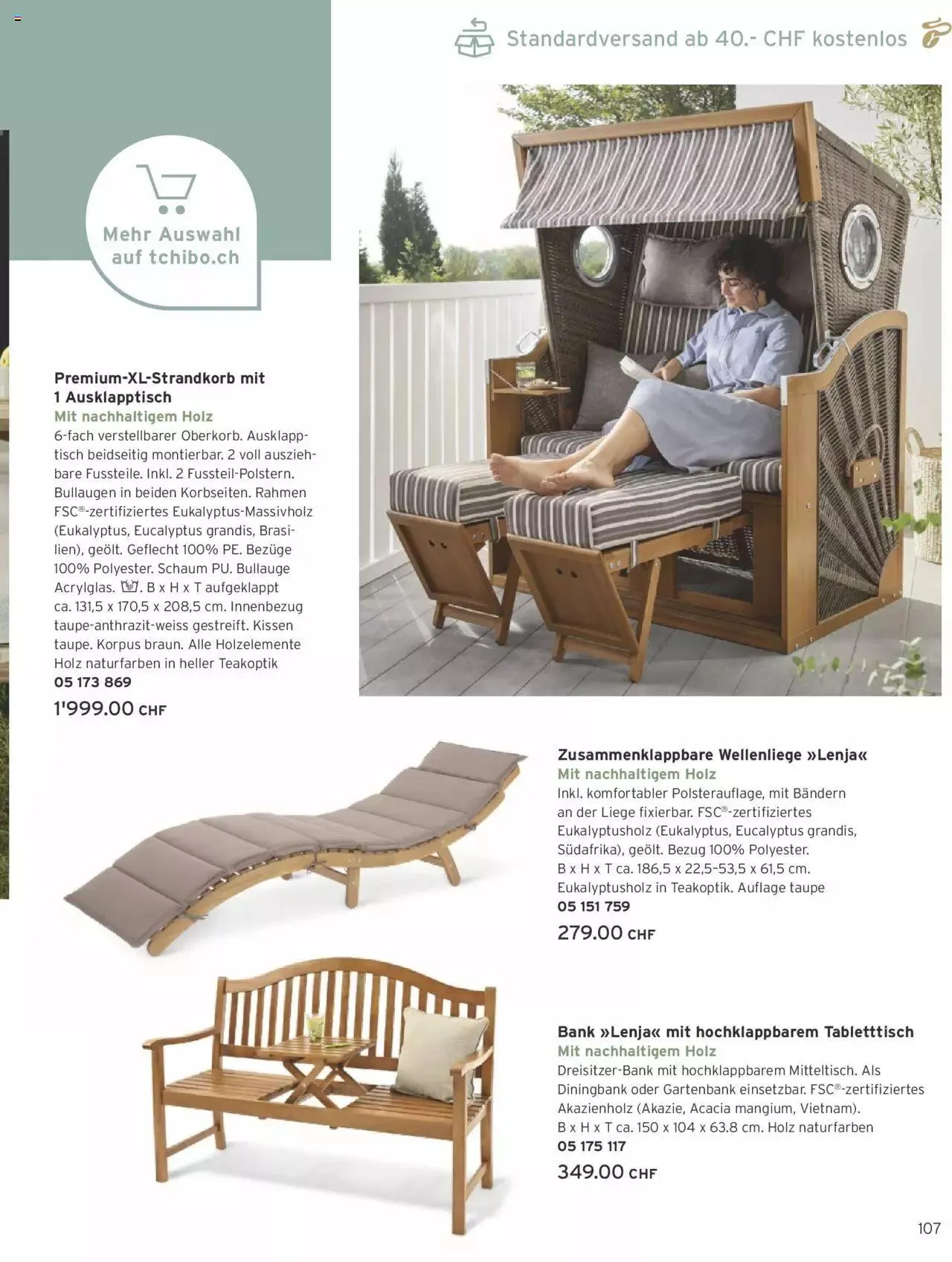Tchibo Aktionen von 10. Mai bis 31. Dezember 2023 - Prospekt seite  107