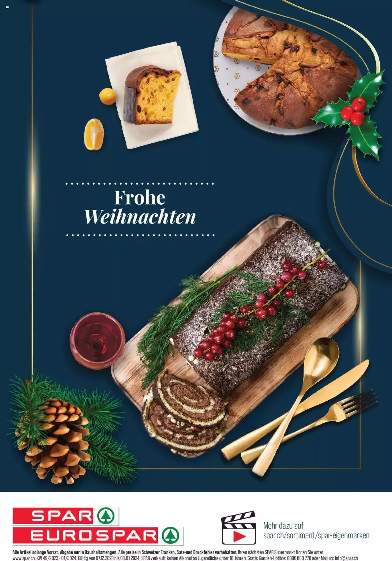SPAR Aktionen von 7. Dezember bis 3. Januar 2024 - Prospekt seite  14