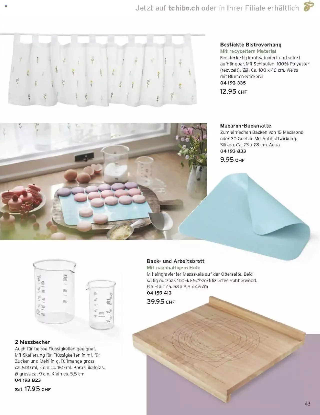 Tchibo Aktionen von 15. März bis 31. Dezember 2024 - Prospekt seite  43