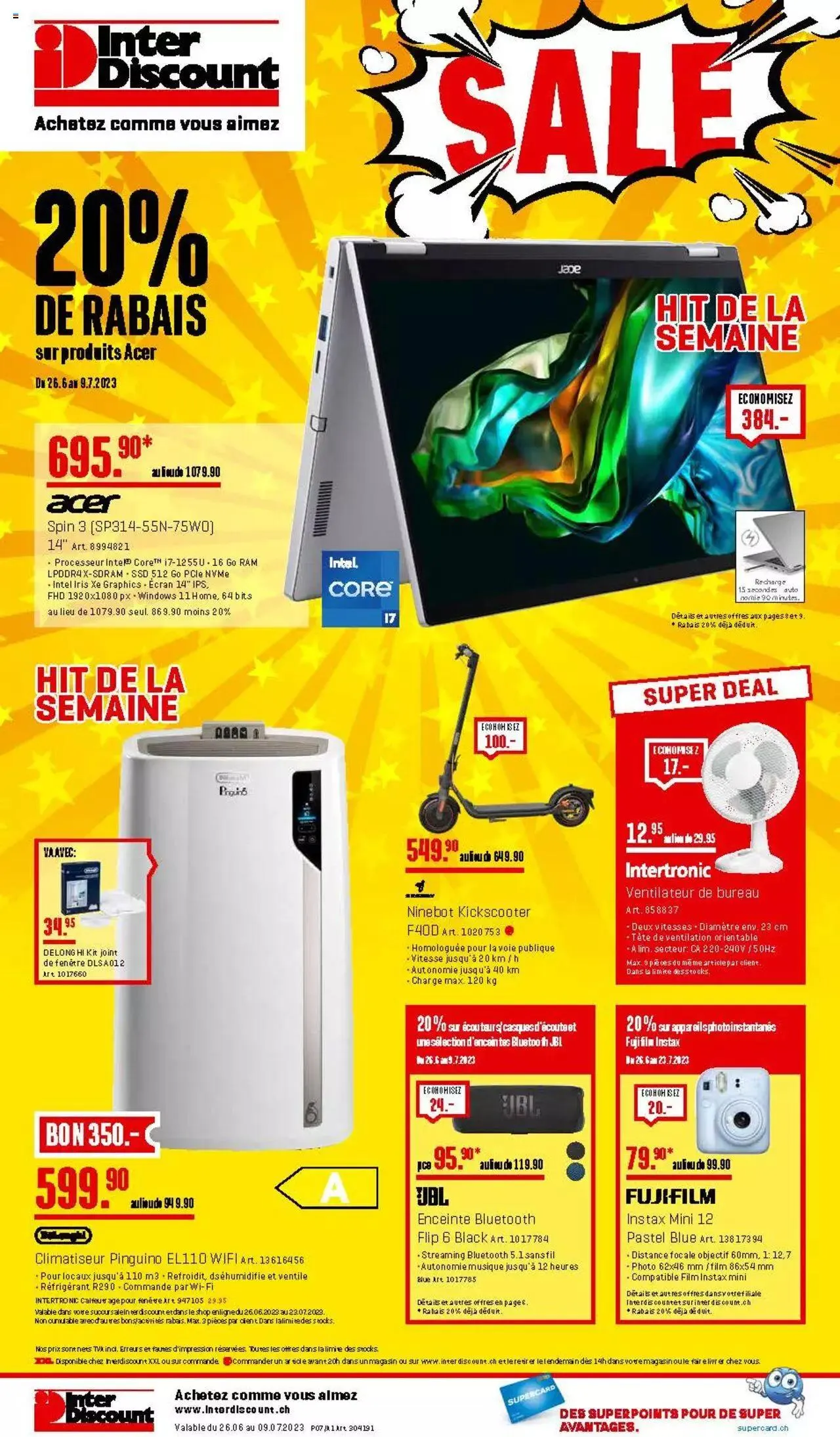 Interdiscount Aktionen FR von 26. Juni bis 31. Dezember 2023 - Prospekt seite 20