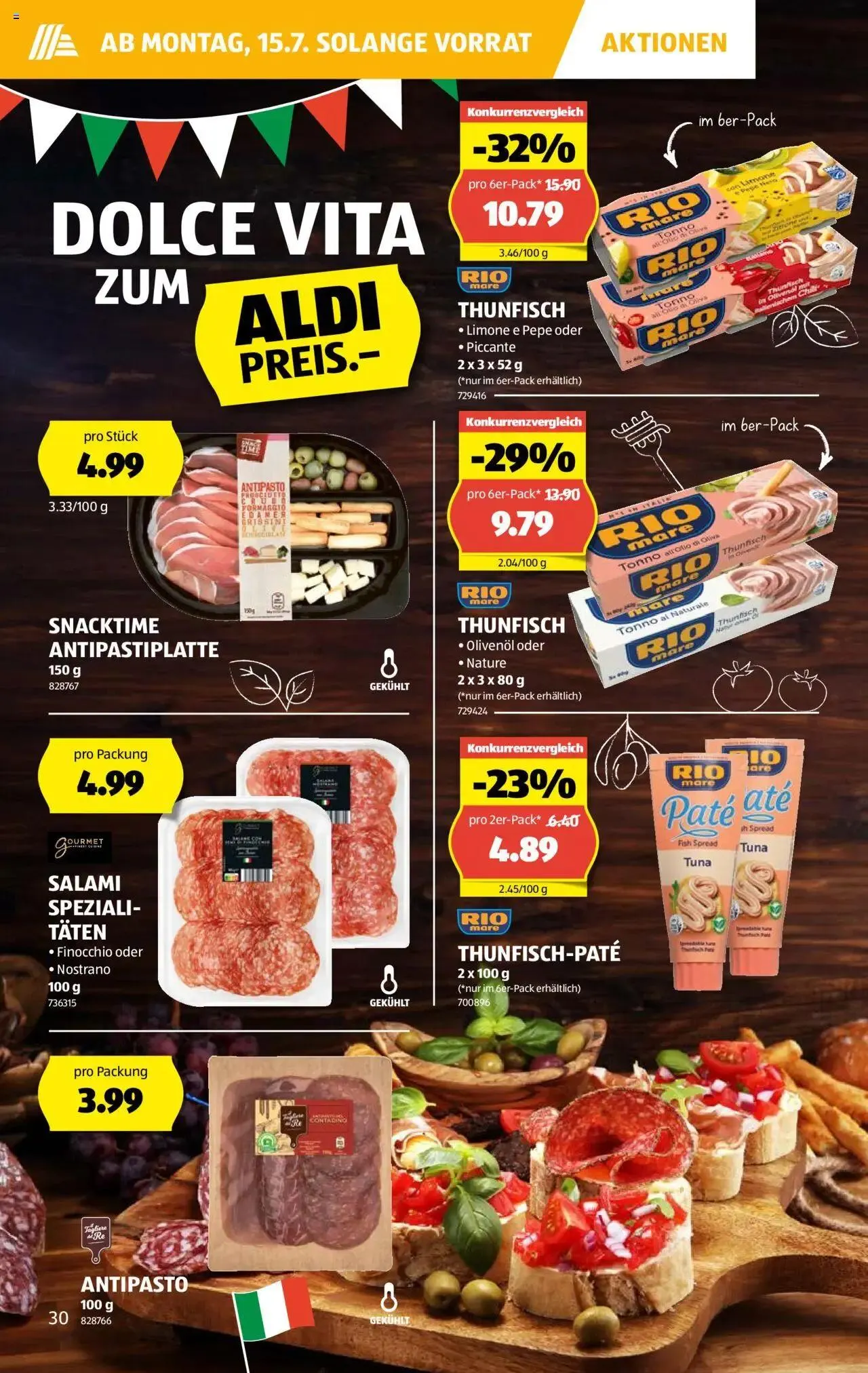 Aldi Aktionen von 11. Juli bis 17. Juli 2024 - Prospekt seite  30