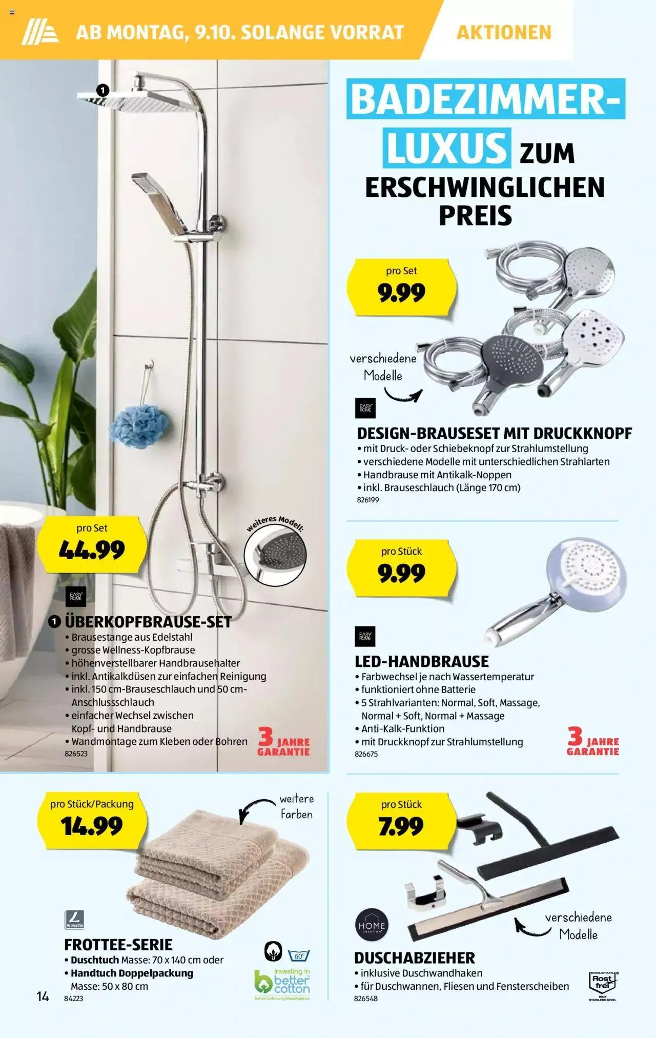 Aldi Aktionen von 5. Oktober bis 11. Oktober 2023 - Prospekt seite 14