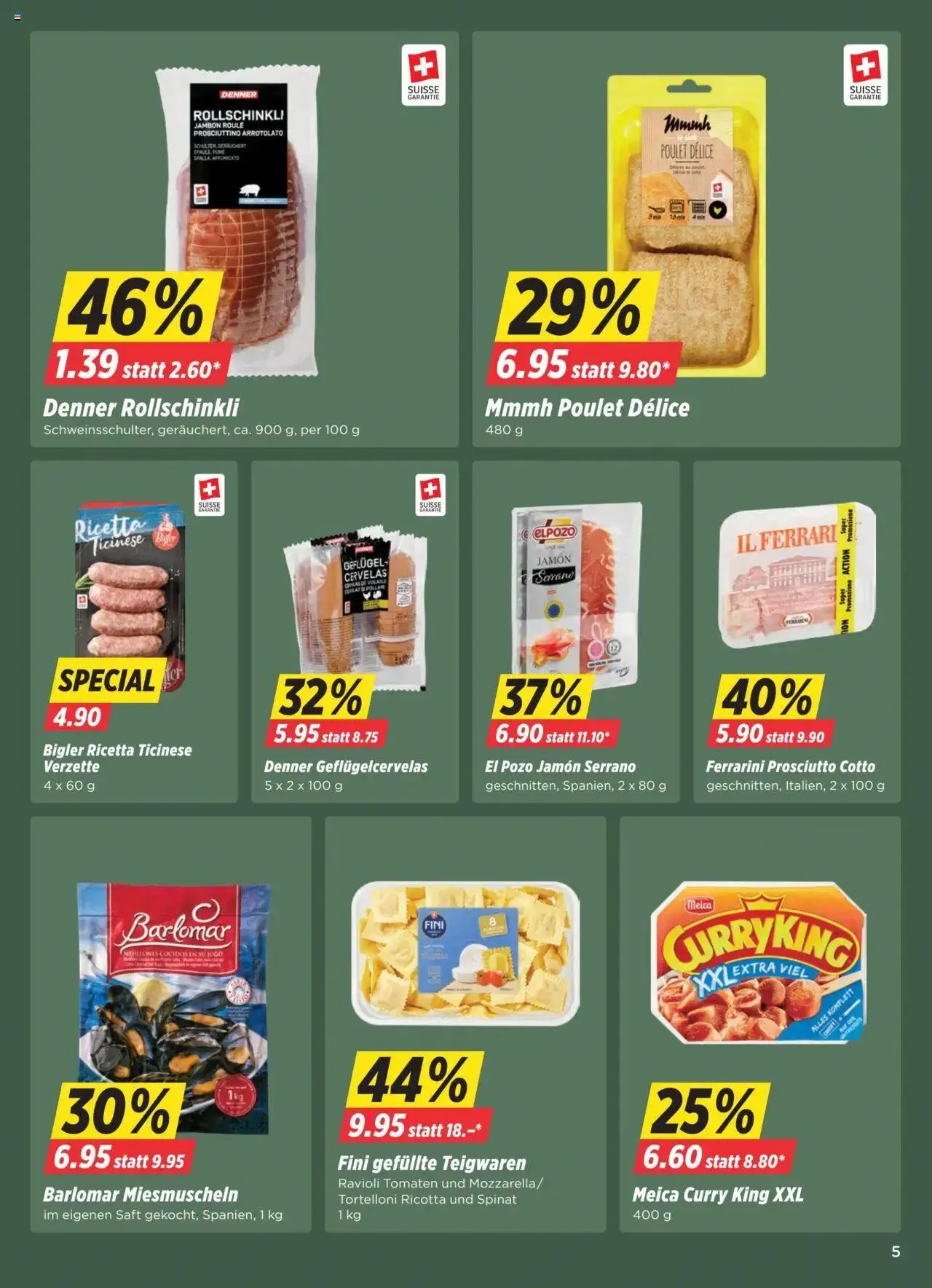 Denner Aktionen von 8. Oktober bis 14. Oktober 2024 - Prospekt seite  5