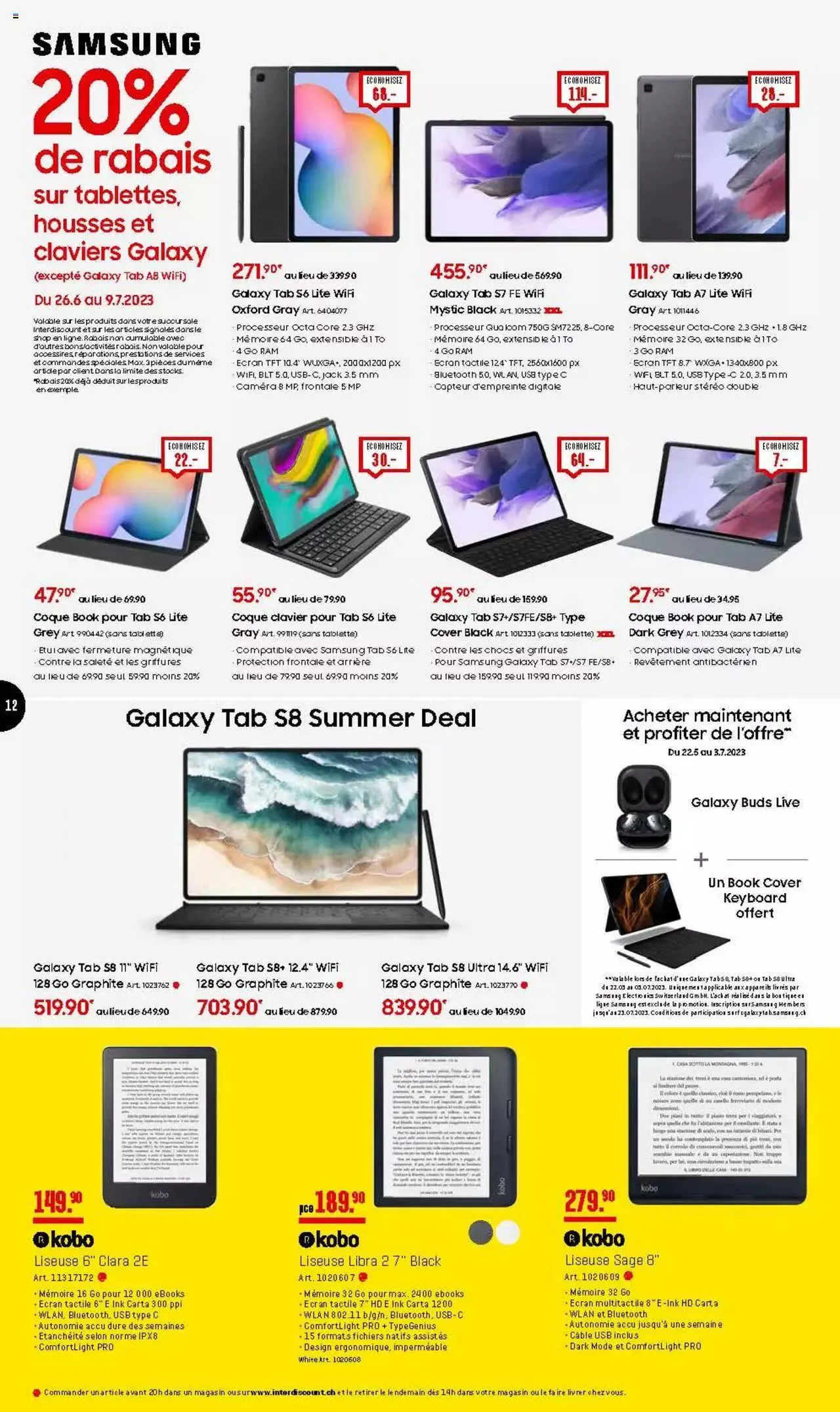 Interdiscount Aktionen FR von 26. Juni bis 31. Dezember 2023 - Prospekt seite 12