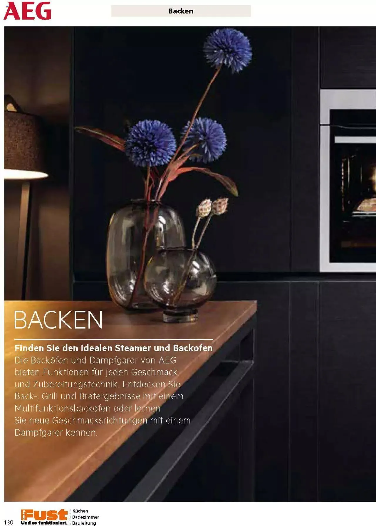 Fust Küchen- und Badezimmerprospekt von 4. März bis 31. Dezember 2024 - Prospekt seite  130