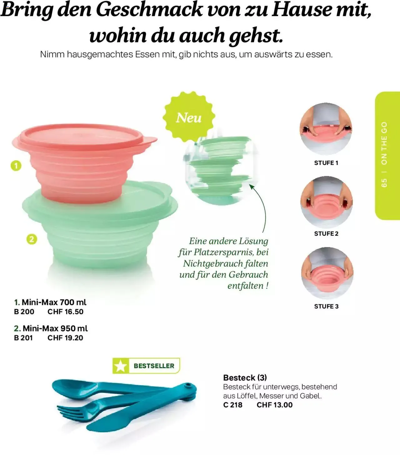 Tupperware Frühling & Sommer 2023 von 8. März bis 31. Dezember 2023 - Prospekt seite  65
