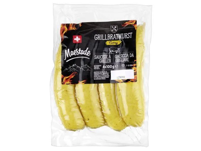 Grillbratwurst Kräuter / Curry