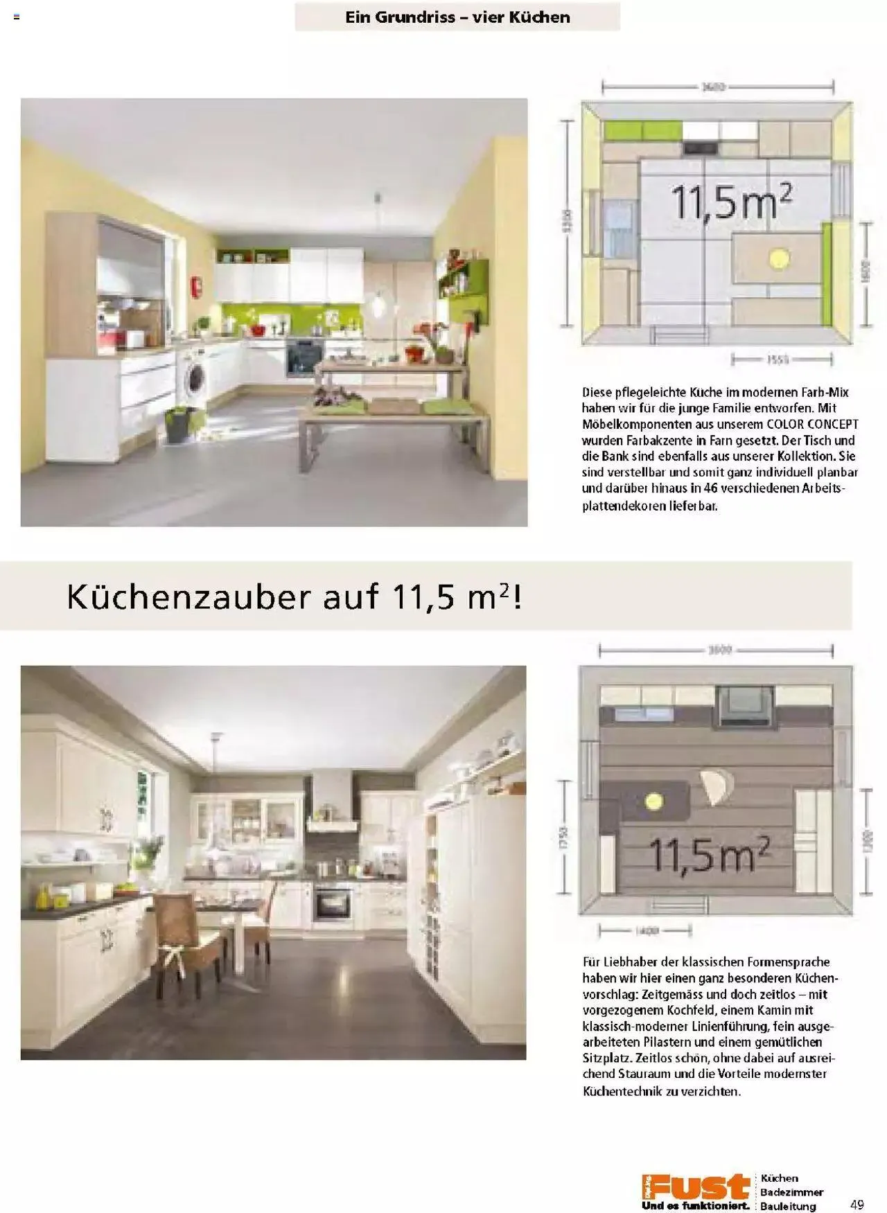 Fust Küchen- und Badezimmerprospekt von 4. März bis 31. Dezember 2024 - Prospekt seite  49