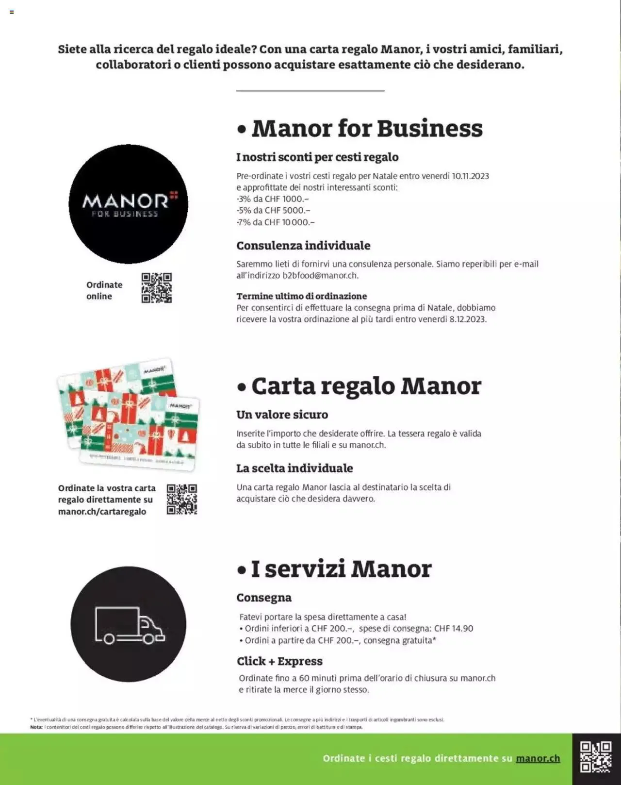 Manor - Offerte della settimana von 31. Oktober bis 31. Dezember 2023 - Prospekt seite 2