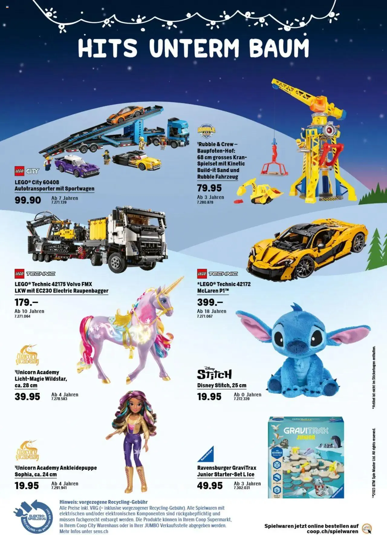 Coop City Aktionen Magische Geschenkideen von 14. Oktober bis 31. Dezember 2024 - Prospekt seite  42
