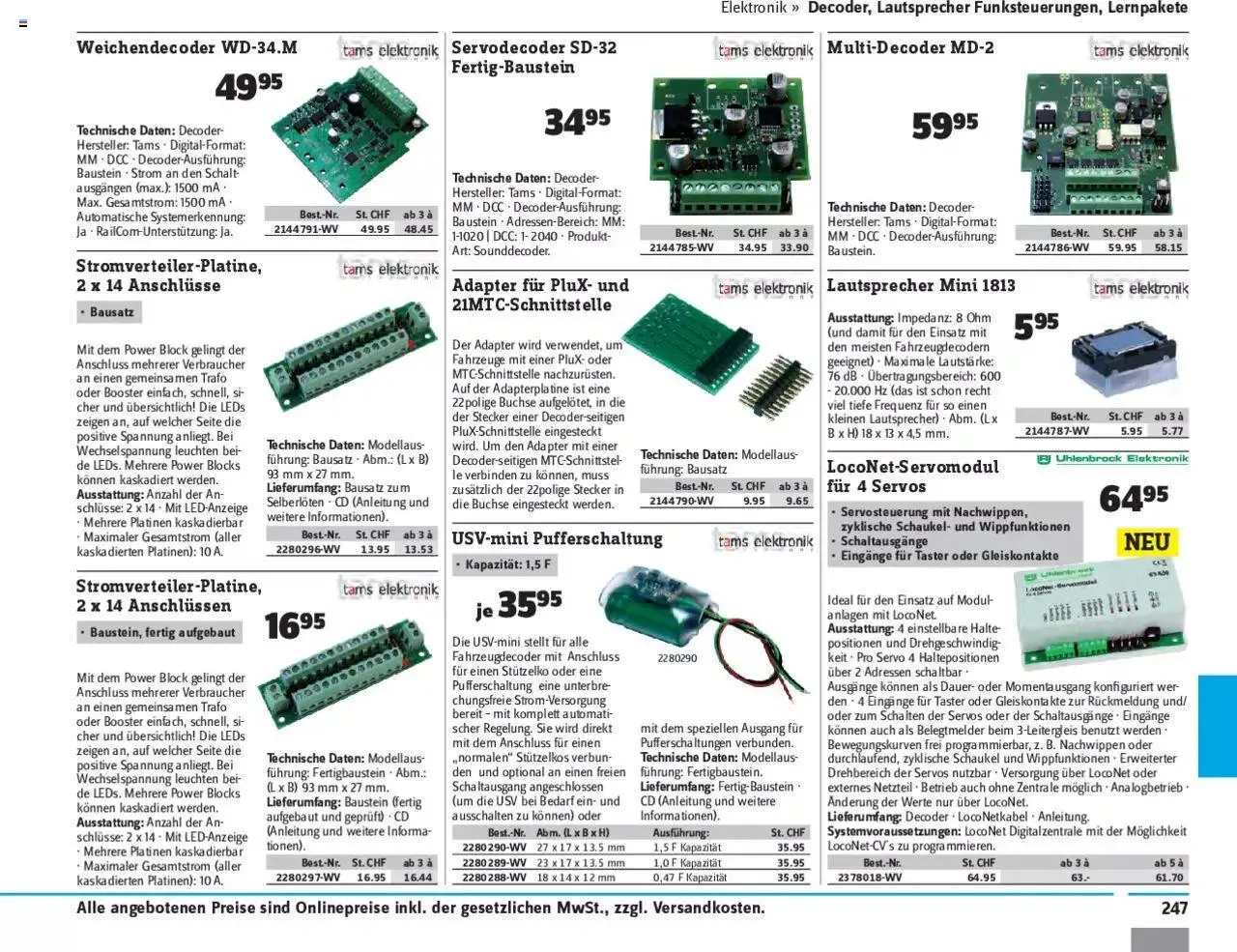 Conrad - Modellbahn 2021/22 von 1. Januar bis 31. Dezember 2023 - Prospekt seite  249