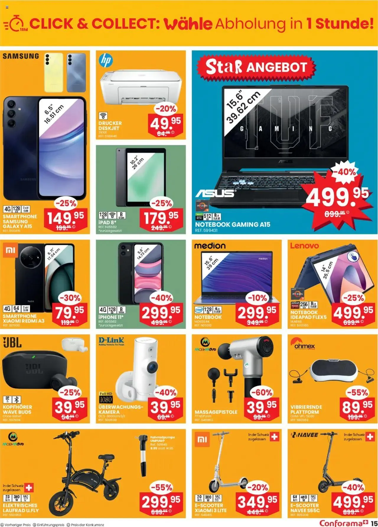 Conforama Aktionen Festival von 15. Oktober bis 28. Oktober 2024 - Prospekt seite  15