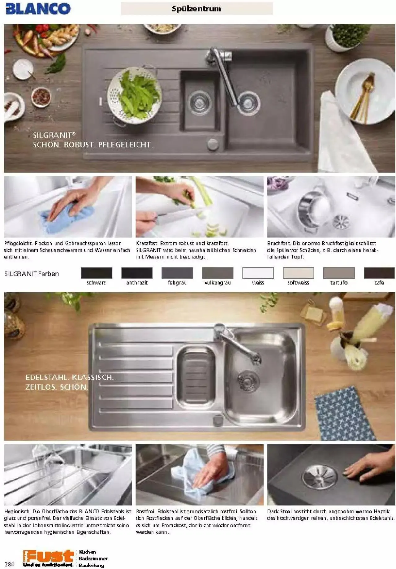 Fust Küchen- und Badezimmerprospekt von 4. März bis 31. Dezember 2024 - Prospekt seite  280