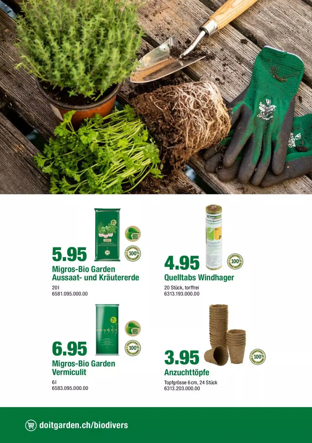 DO IT+GARDEN MIGROS - Biodiversität Broschüre von 9. März bis 31. Dezember 2024 - Prospekt seite  25