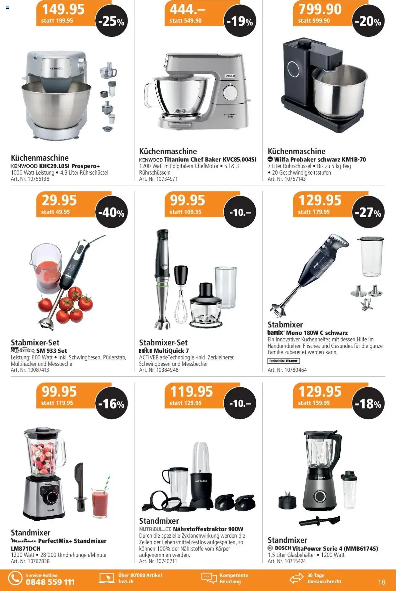 Fust Aktionen von 24. September bis 26. Oktober 2025 - Prospekt seite 18