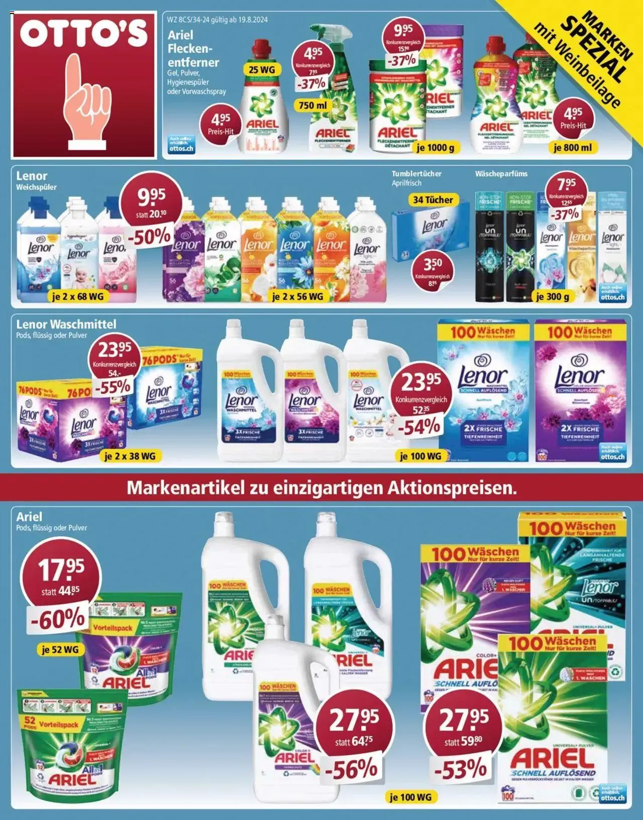 Otto's Aktionen Marken Spezial von 19. August bis 31. Dezember 2024 - Prospekt seite  1