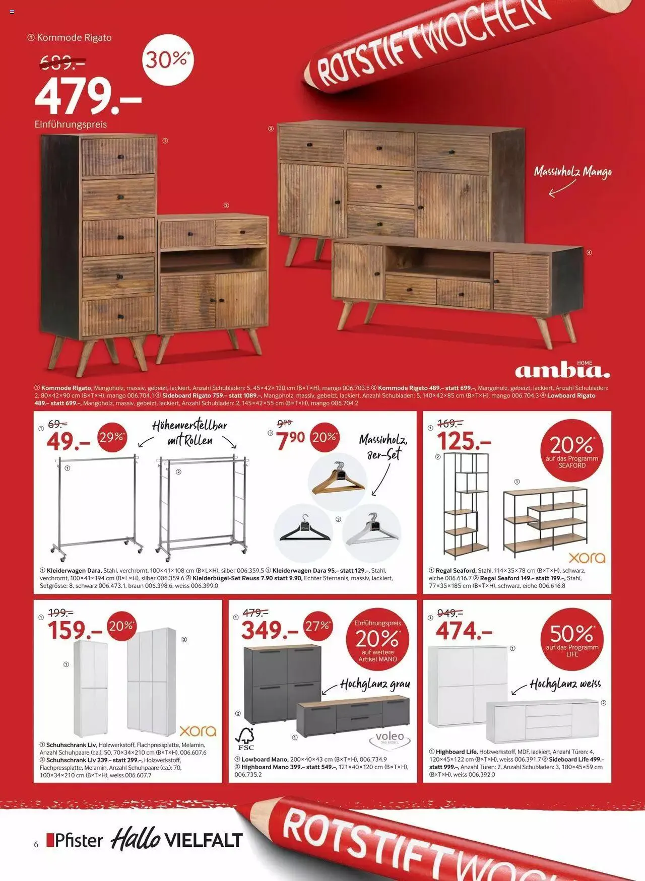 Pfister Rotstift Summer 2023 von 27. Juni bis 21. August 2023 - Prospekt seite 6