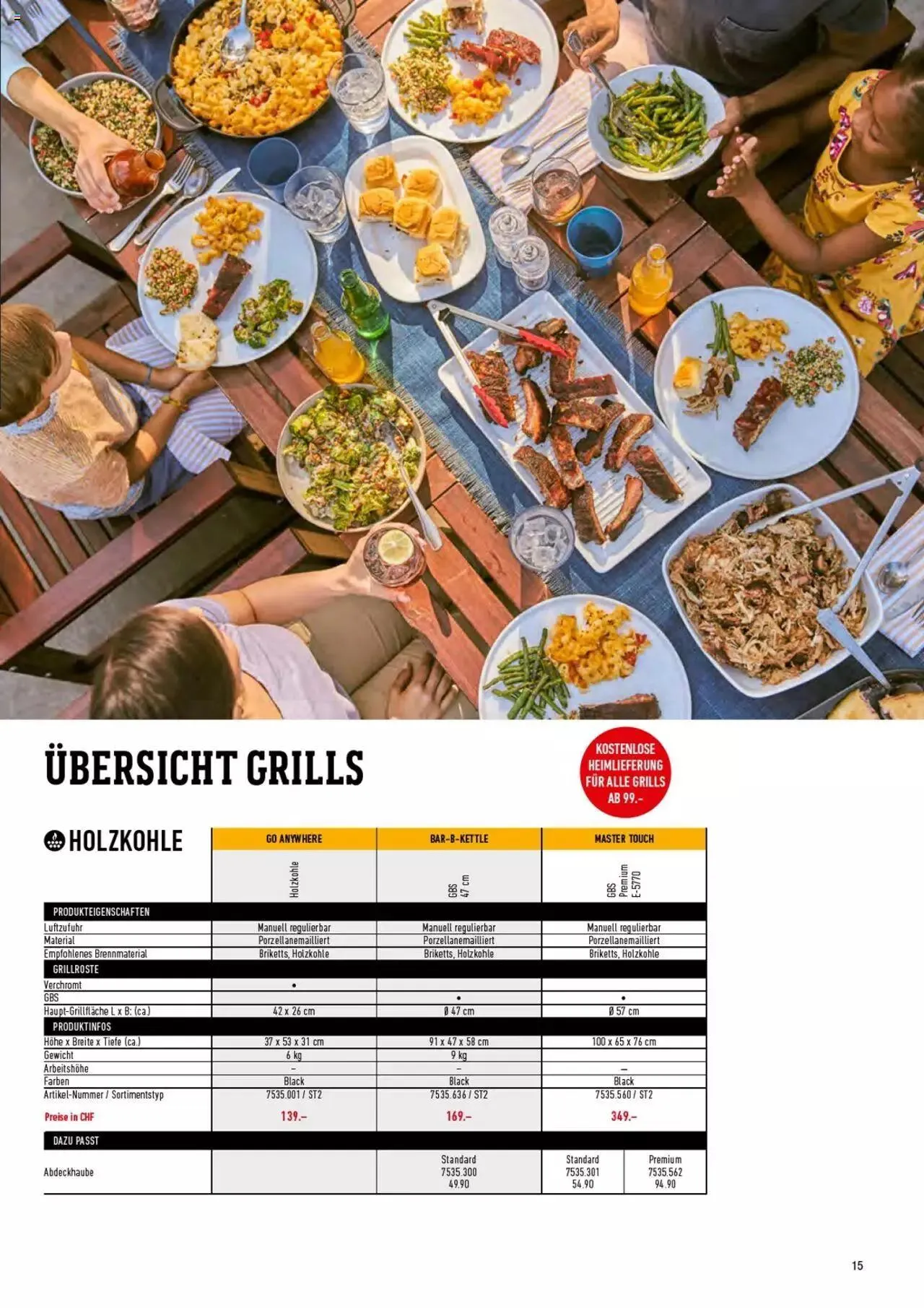 DO IT+GARDEN MIGROS - Grill von 13. Februar bis 31. Dezember 2023 - Prospekt seite  15
