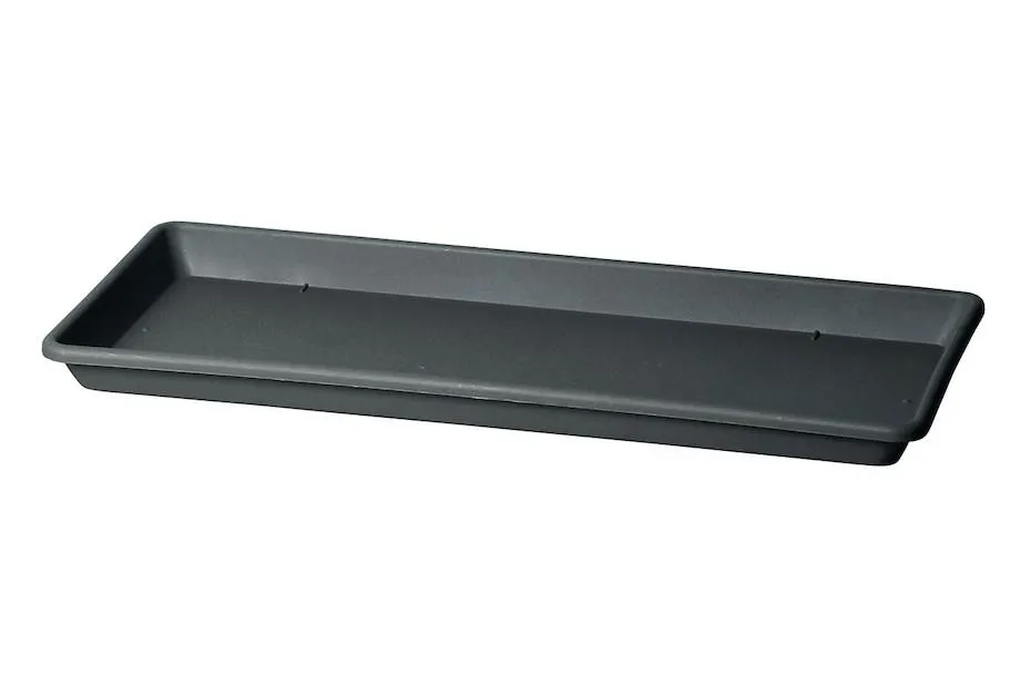 Teraplast Untersatz Cassettone Anthrazit | 74 × 35 cm