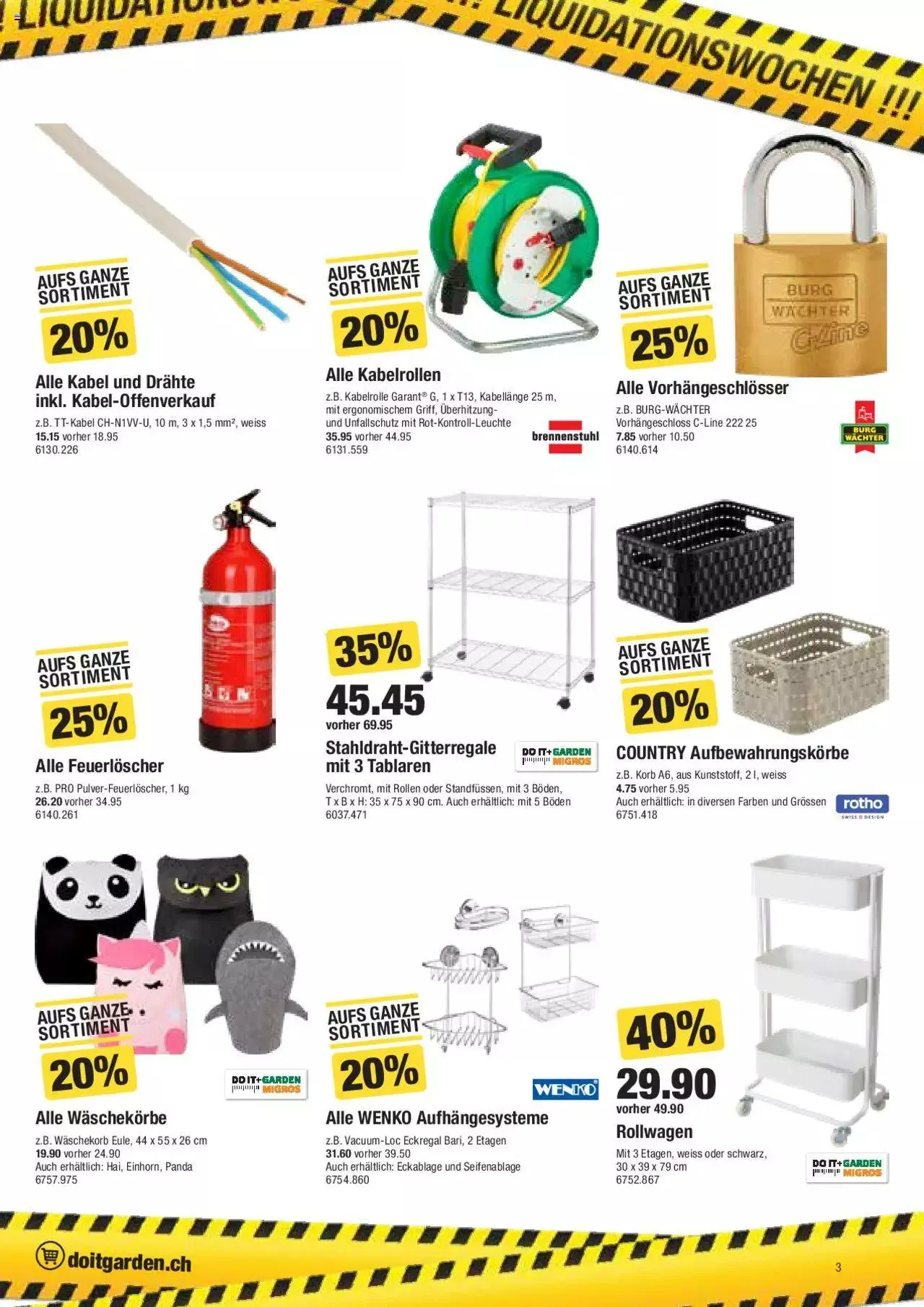 DO IT+GARDEN MIGROS Aktionen von 5. September bis 18. September 2023 - Prospekt seite 3