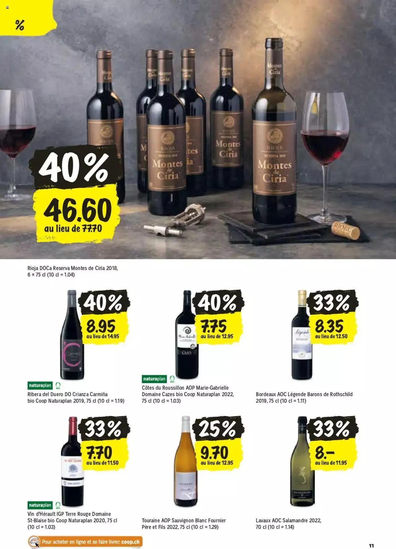 Coop - Les actions de la semaine von 5. Dezember bis 10. Dezember 2023 - Prospekt seite 11