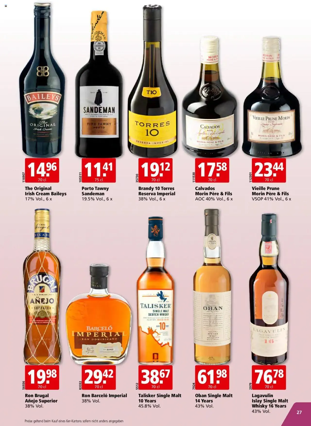 Aligro Aktionen für Businesskunden - Chavannes, Matran, Genf, Sitten von 30. September bis 5. Oktober 2024 - Prospekt seite  27