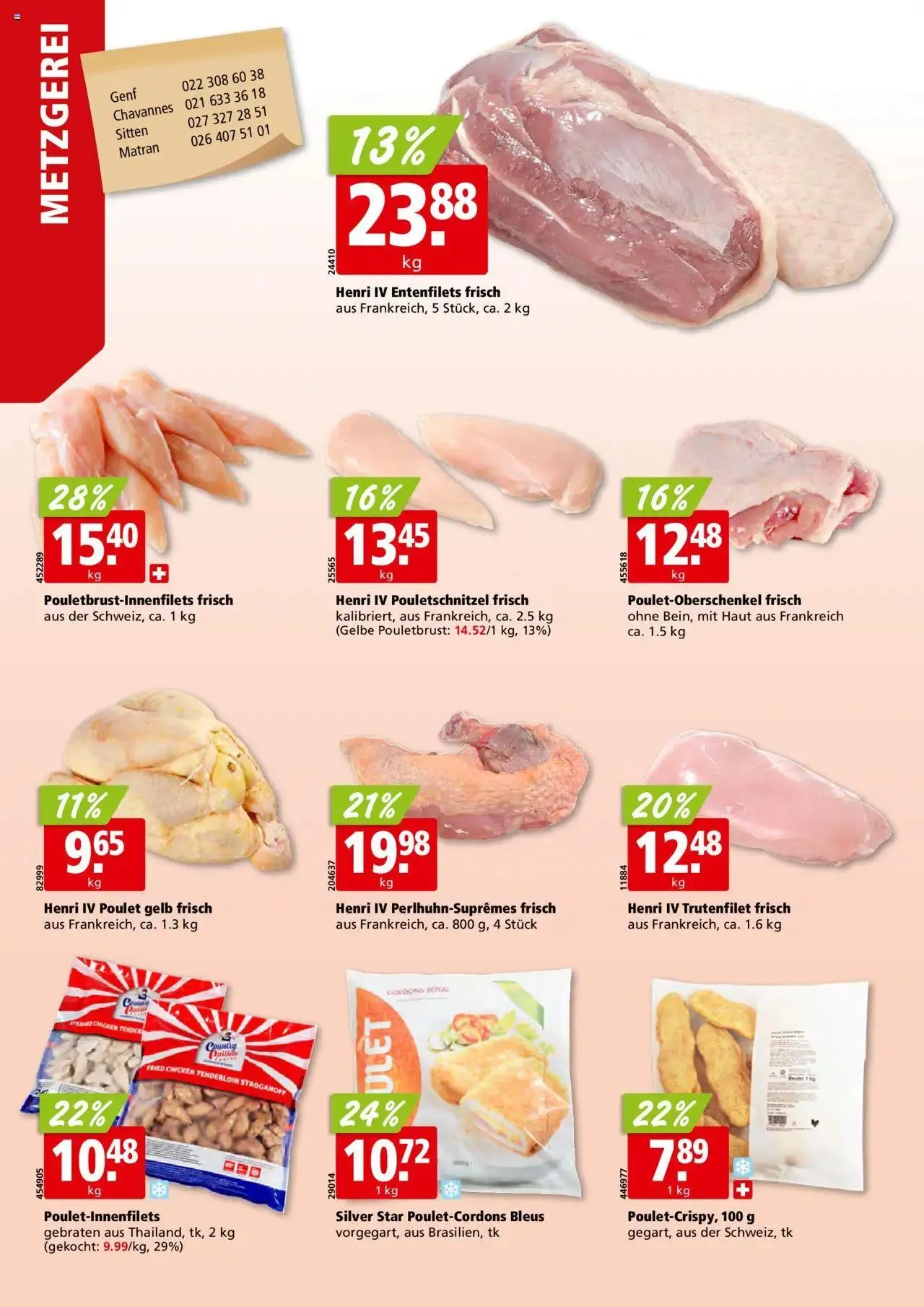 Aligro Aktionen für Businesskunden - Chavannes, Matran, Genf, Sitten von 30. September bis 5. Oktober 2024 - Prospekt seite  6