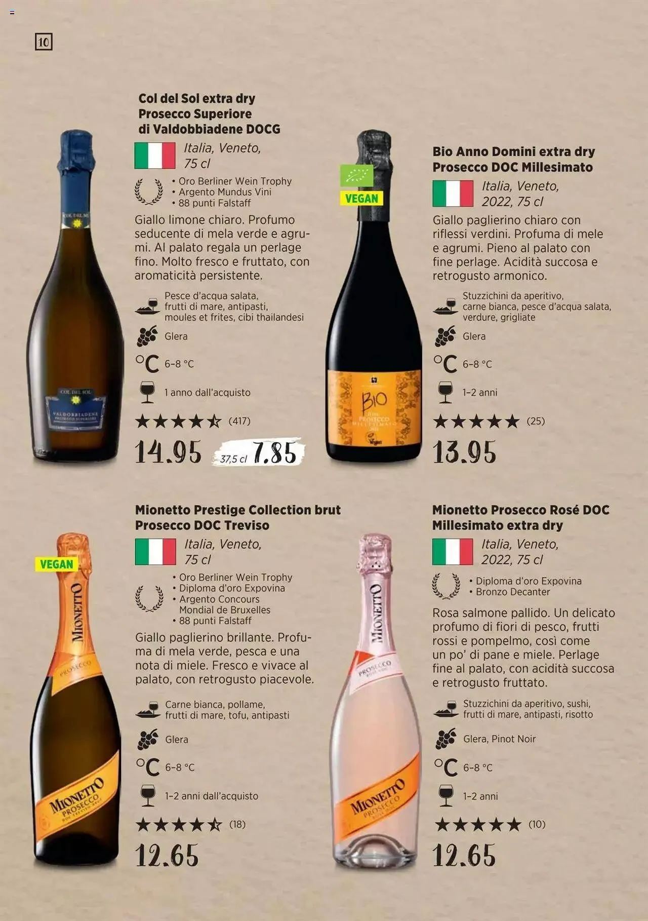 Denner Guida dei vini 2023 / 2024 IT von 11. September bis 31. Dezember 2023 - Prospekt seite 10