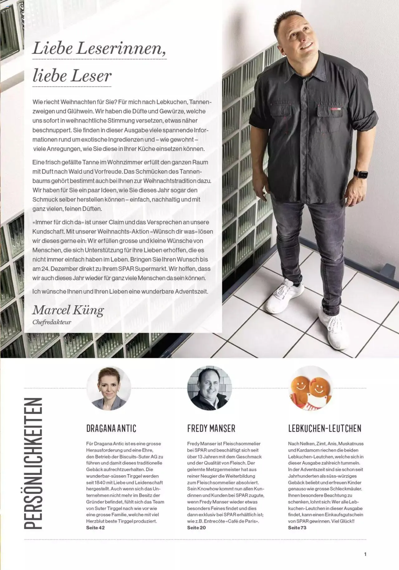 SPAR - Kundenmagazin 06 von 23. November bis 31. Dezember 2023 - Prospekt seite 3