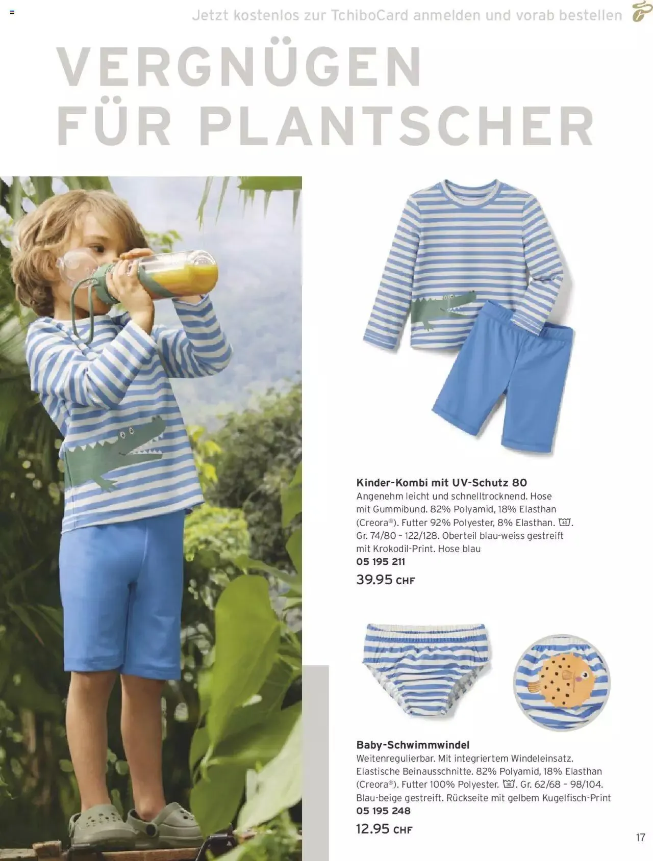Tchibo Aktionen von 22. April bis 31. Dezember 2024 - Prospekt seite  17