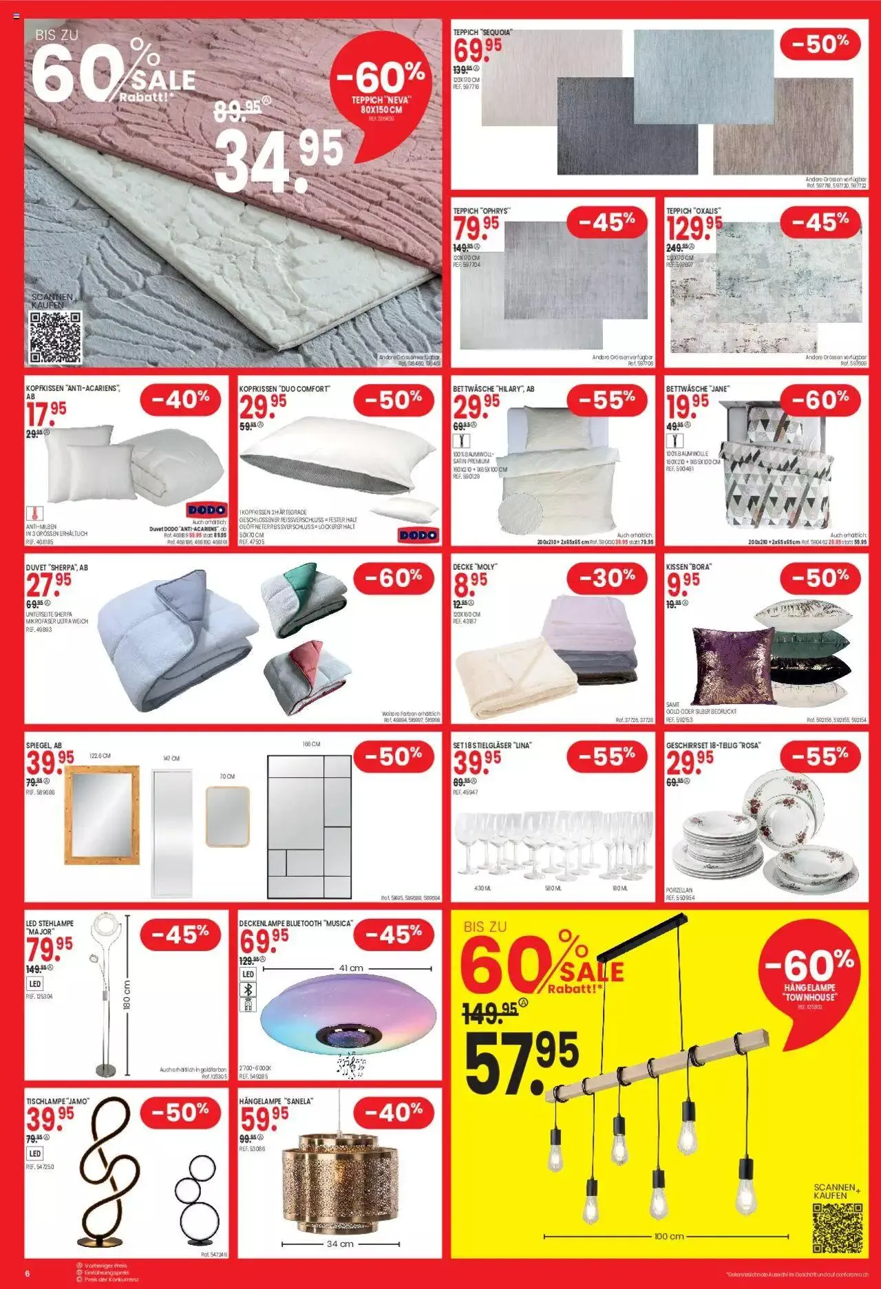 Conforama Aktionen Rabatt von 19. Dezember bis 31. Dezember 2023 - Prospekt seite 6